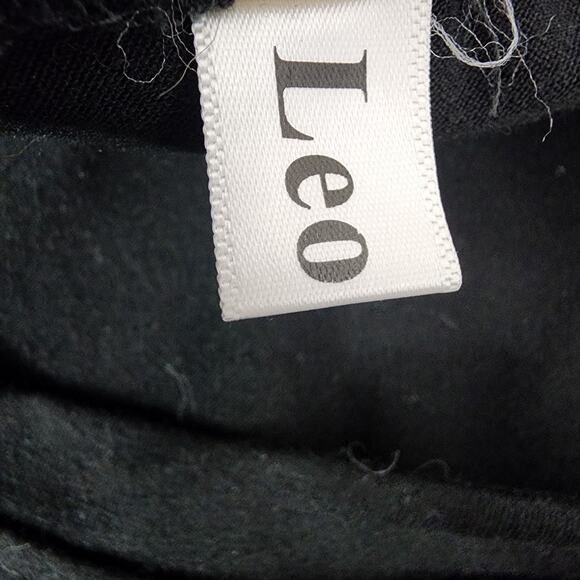 Leo Rosi Women's Gray Open Shoulder Long Sleeve Knit Top Size XL Casual Cutout - Picture 9 of 10